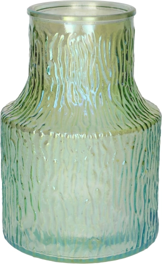 Vase Polina grøn perlemor 19,8 cm