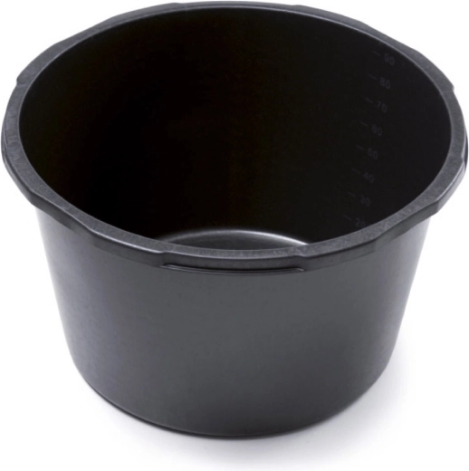 Rund mørtelbalje 90 l af holdbar plast