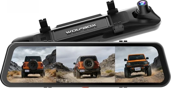 WOLFBOX G900TriPro dashcam med tre kameraer i 4K og 2,5K