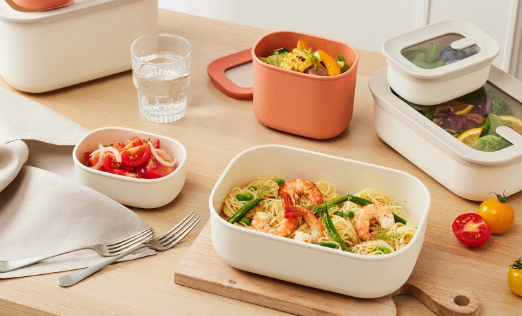 LocknLock Dual Nesting madbeholdere, sæt med 3 stk.