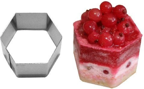 Udstikker til kager Semifreddo sekskant