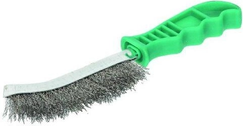 Håndtrådbørste PUNK af bølget rustfrit stål