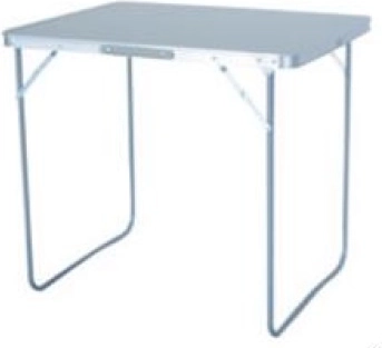 Sammenklappeligt campingbord Camp 80 sort
