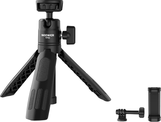 Neewer TP43 sammenklappeligt mini-stativ med selfie-stang
