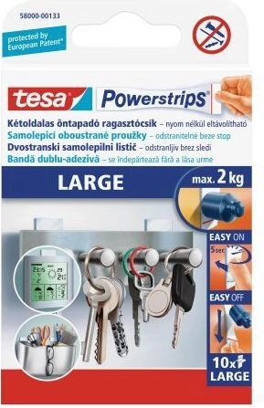 Tesa dobbeltsidet klæbebånd til genstande (5 × 2 stk.)