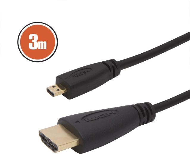HDMI til Micro HDMI-kabel 3 m