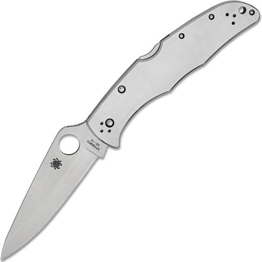 Spyderco Endura 4 rustfri lommekniv 9,5 cm, satin, fuldmetal