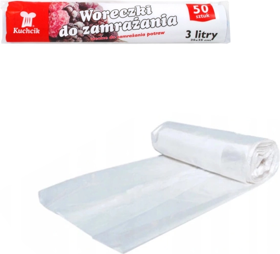 Fryseposer Kuchcik 25 × 35 cm, 3 l (50 stk)