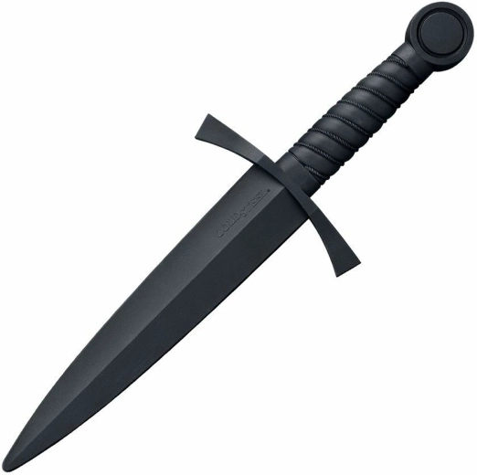 Cold Steel middelalder træningsdolk i Santoprene 25,4 cm sort