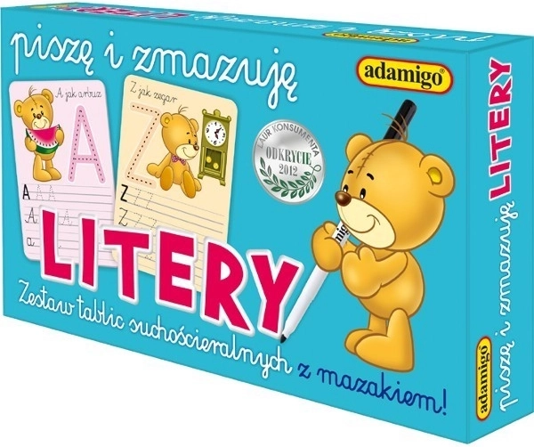 Sæt af tavler Skriv og slet – bogstaver