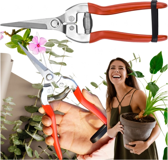 Enhånds havesaks til buske og grene