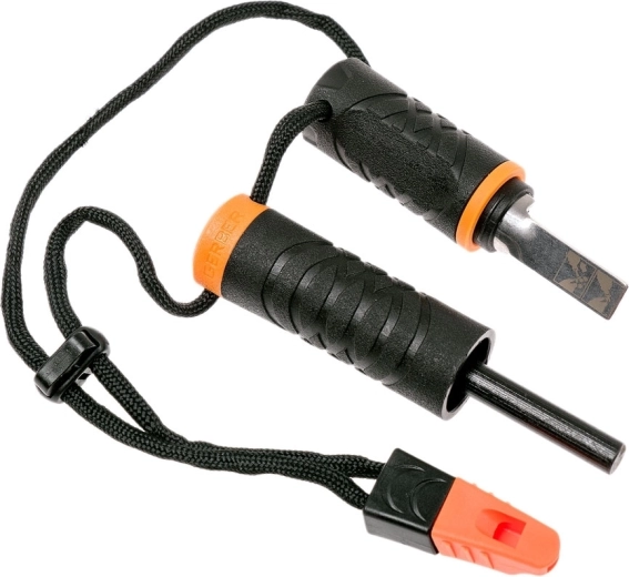 Gerber Fire Starter multifunktionel ildstarter med tændstål og fløjte