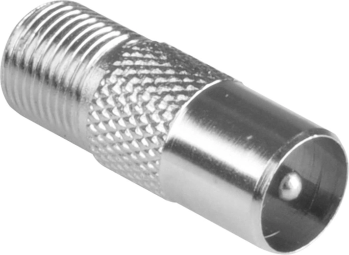 SENCOR-adapter fra F-stik til koaksialt TV-hanstik