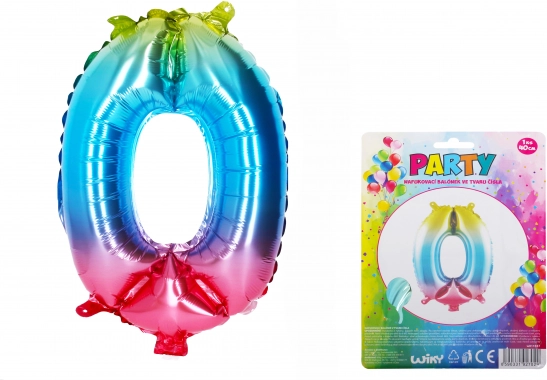 Regnbueballon tal 0 – 40 cm
