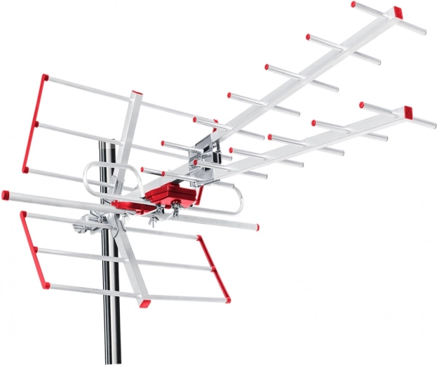 Udendørs retningsbestemt Maclean DVB-T/T2 Combo UHF/VHF-antenne