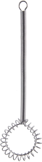 Spiralpiskeris i rustfrit stål, 15 cm