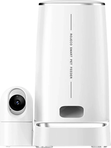 Smart foderautomat til kæledyr med kamera Rojeco 4L
