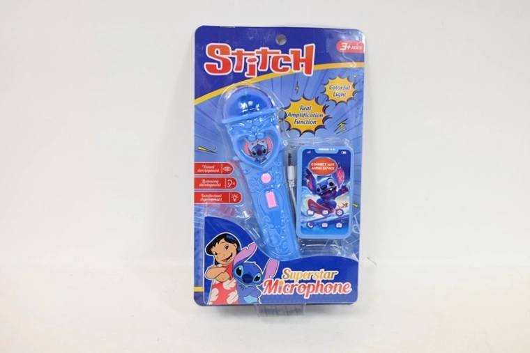 Stitch-mikrofon med lys- og lydeffekter