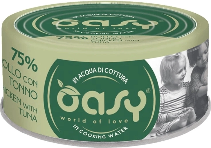 Oasy More Love kylling med tun 70 g