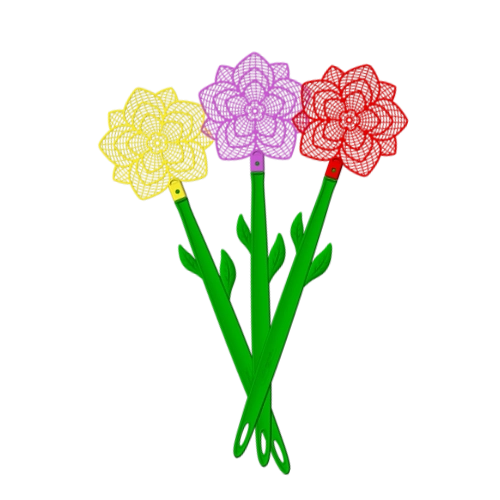 BROS fluesmækker formet som en blomst