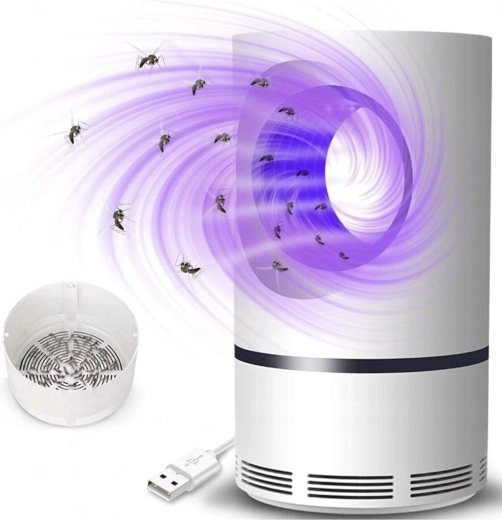 UV insektafanger til myg og fluer med USB-strømforsyning