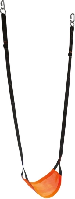 Hængende børnegyngen Bino – åndbart tekstil, orange