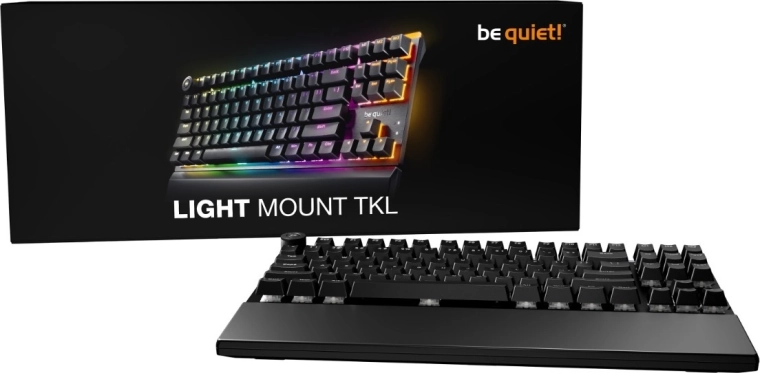 Tastatur be quiet! Light mount TKL silent tactile