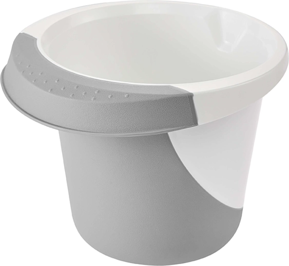 Piskeskål nordisk grå 18 × 14 cm