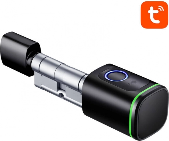 Digital cylindrisk låseindsats Avatto 80 mm sort