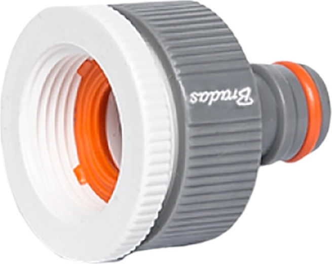 Plastadapter til hane med indvendigt gevind 3/4" og reduktion til 1" WHITE LINE