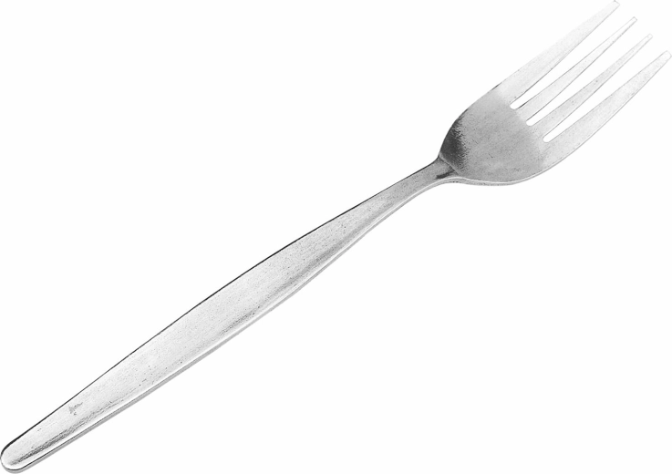 Sæt spisegafler i rustfrit stål 6 stk.