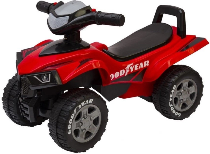 Goodyear børne-løbecykel firhjulet ATV med lys og lyde - 1 stk.
