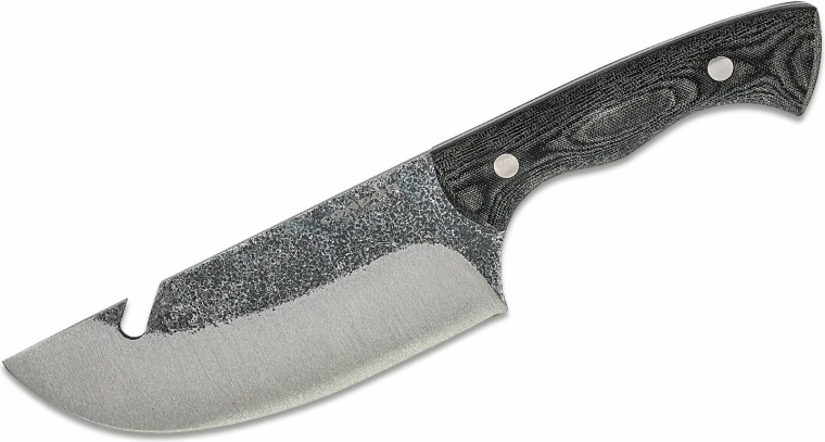 Condor Bush Slicer campingkniv 16,3 cm, grå Micarta, skede læder + kydex