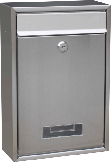 Rustfri postkasse JAD med frontindkast