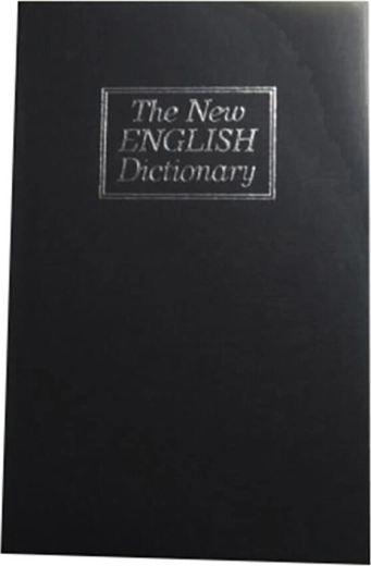 Pengeskab i bogform 180 × 115 × 55 mm, sort