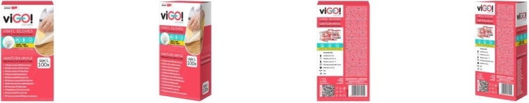 Vinyl engangshandsker L, 100 stk.