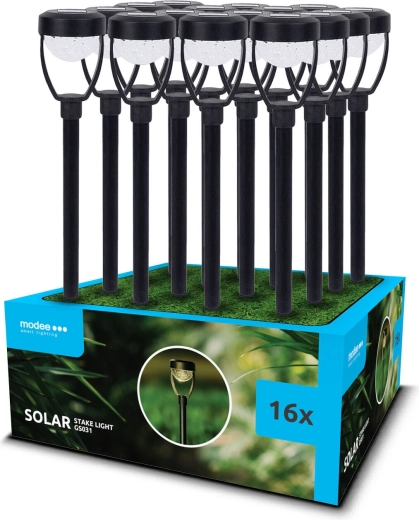 Modee solcelle-havelampe LED jordspyd GS031 40 cm