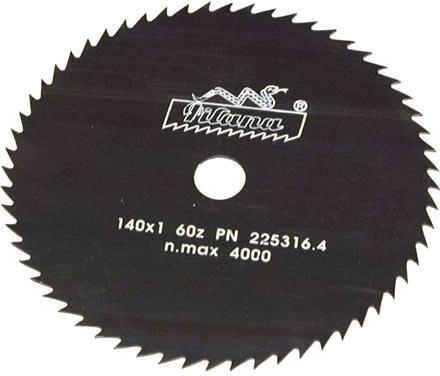 Savklinge PILANA 140 mm, 60 tænder, 1,0 mm, hul 16 mm