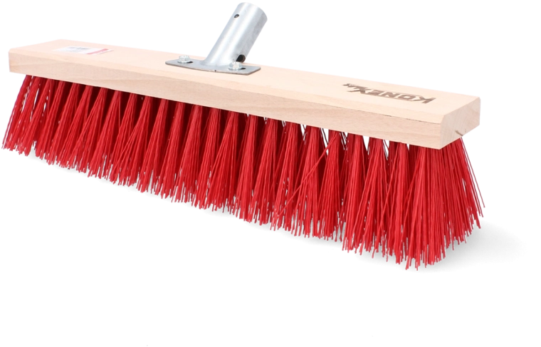 Gadekost 40 cm med hårde nylonbørster