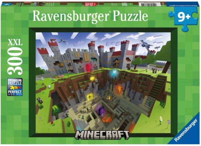 Ravensburger puslespil Minecraft Cutaway 300 brikker