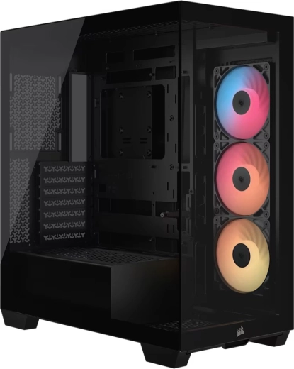 Computerkabinet 3500X RS-R ARGB Mid‑Tower sort
