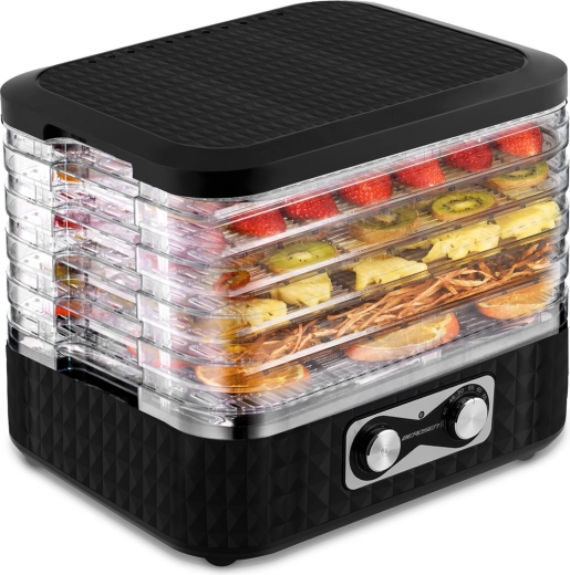 Fødevaretørrer BERDSEN 10 l, 5 bakker, 35–70 °C, sort