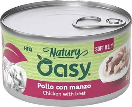 Oasy Natury Soft Jelly kylling med oksekød 150 g
