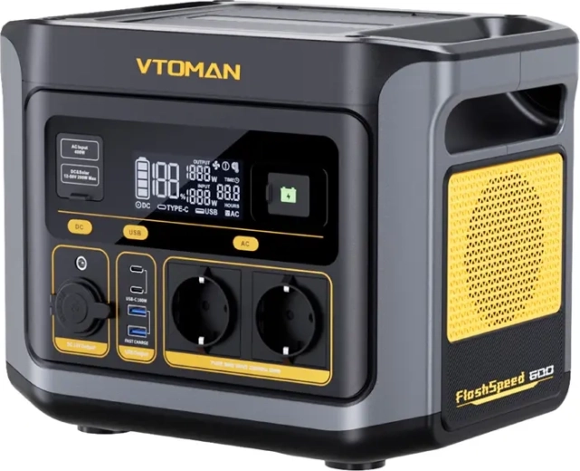 Bærbart kraftværk VTOMAN FlashSpeed 600