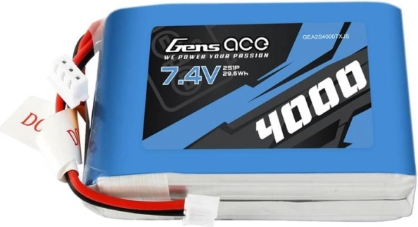 Gens ace lipo batteri 7,4 v 4000 mah 1c