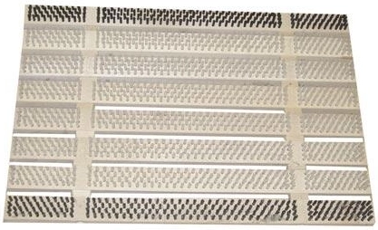 Børstet dørmåtte 40 × 60 cm