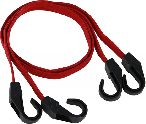 Flade gummi-fastspændingsstropper 1 m (2 stk)