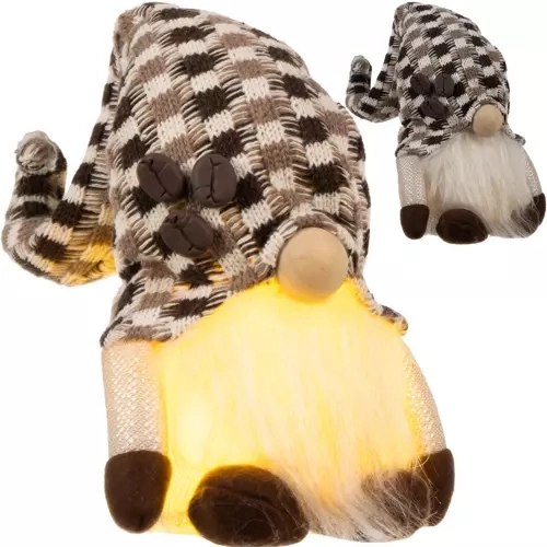 Stående lysende LED nisse