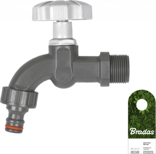 Hane 1/2" med indvendigt gevind til lynkobling White Line