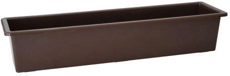 Selvvandende altankasse Salvia 60 cm brun
